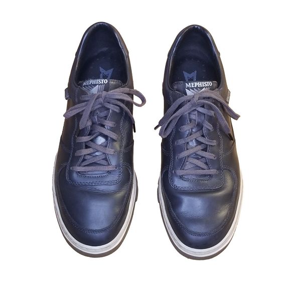 Mephisto Marek Men's Size 10 Dark Brown Leather Casual Sneaker Low Top Run Off - Picture 3 of 6